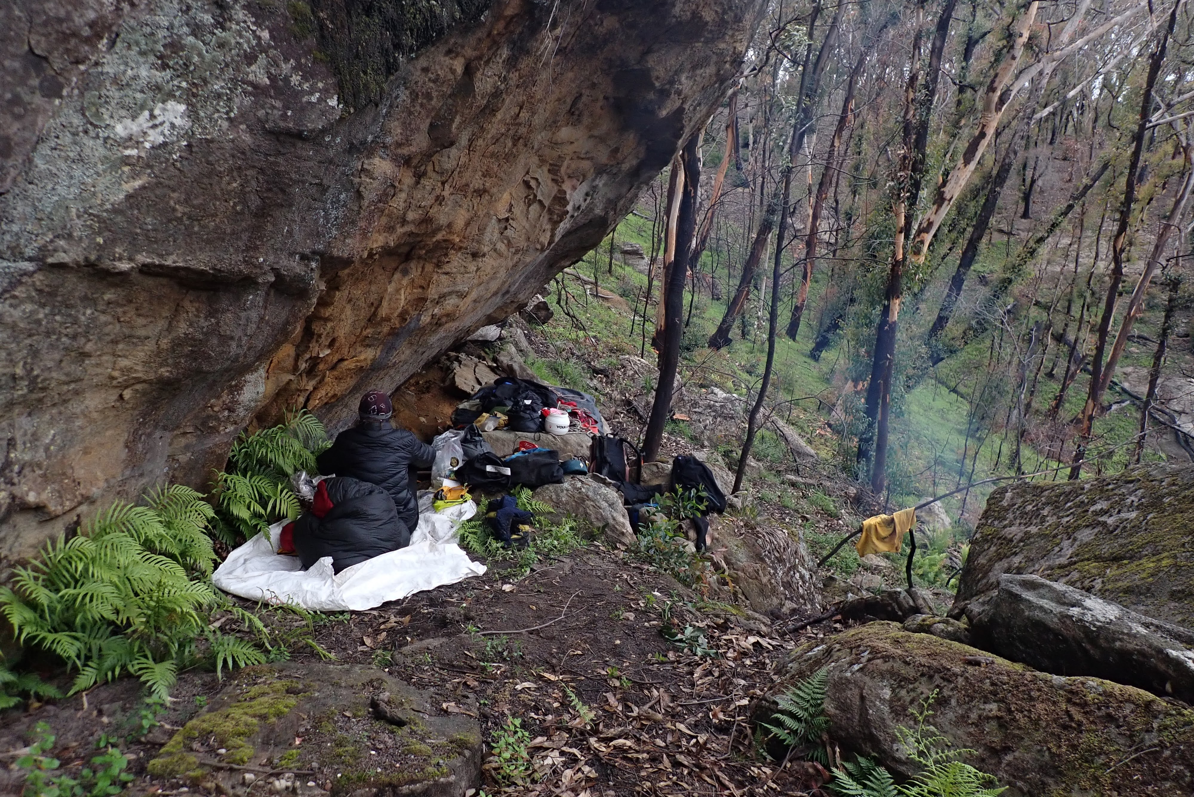 Our camp for three nights